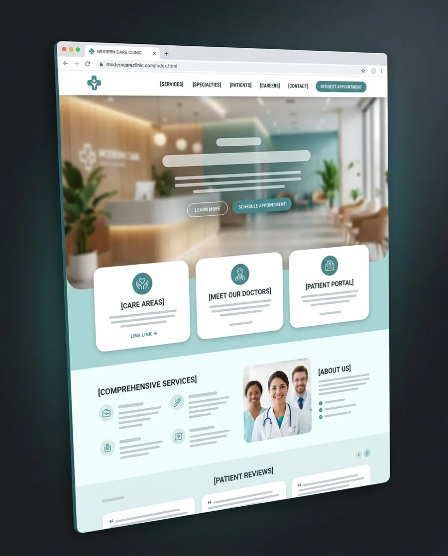 Healthcare Website Redesign